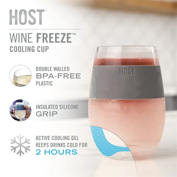 HOST® Clear Wine FREEZE™ Cup - HOST® Clear Wine FREEZE™ Cup - Image 8 of 17