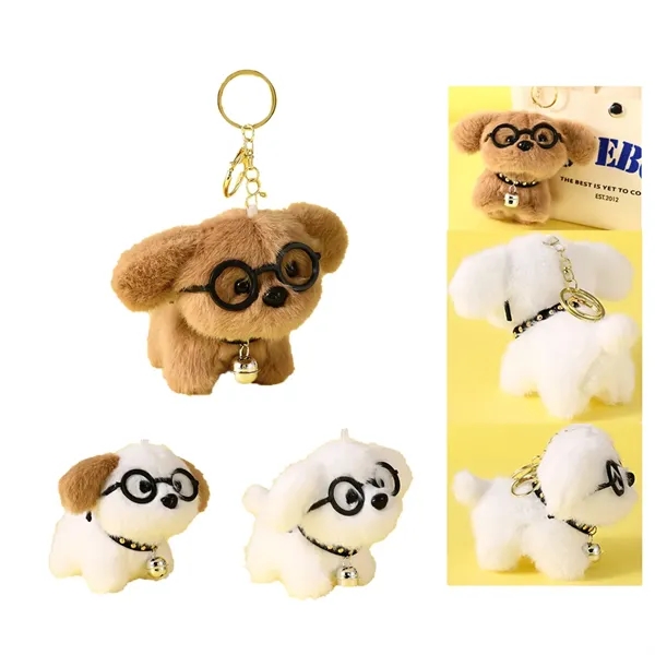 Cute Mini Dog Plush Keychain Fashion Accessories - Cute Mini Dog Plush Keychain Fashion Accessories - Image 0 of 6