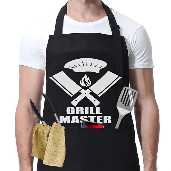 Professional Work Apron with Multi Pockets for Kitchen - Professional Work Apron with Multi Pockets for Kitchen - Image 2 of 2