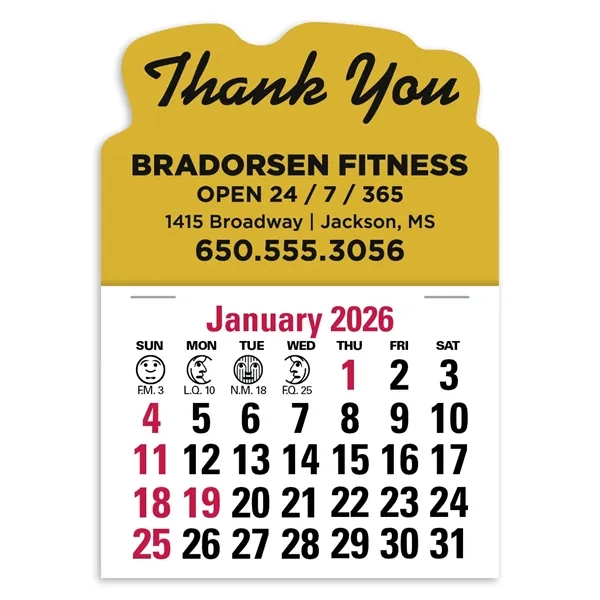 Press-N-Stick Standard Calendar - Press-N-Stick Standard Calendar - Image 1 of 1