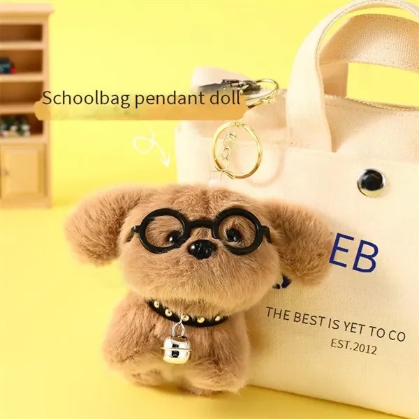 Cute Mini Dog Plush Keychain Fashion Accessories - Cute Mini Dog Plush Keychain Fashion Accessories - Image 5 of 6