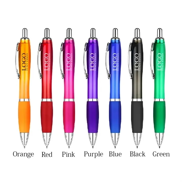 Click Action Plastic Satin Pen - Click Action Plastic Satin Pen - Image 1 of 9