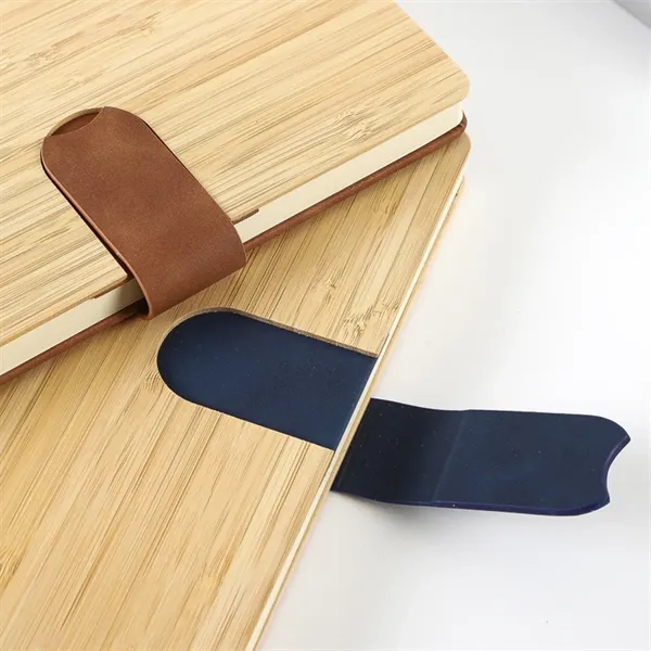 Bamboo Surface Magnetic Buckle Business Notebook - Bamboo Surface Magnetic Buckle Business Notebook - Image 3 of 9