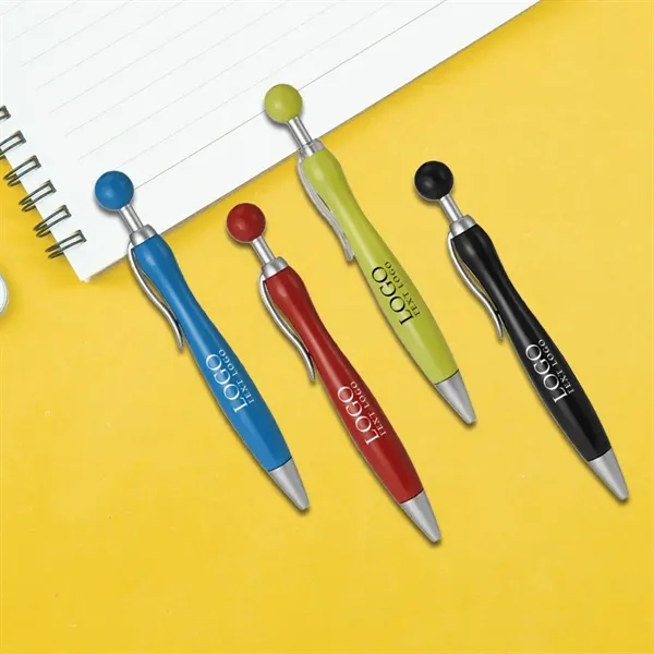 Spherical Pad Print Logo Ballpoint Pen - Spherical Pad Print Logo Ballpoint Pen - Image 0 of 8