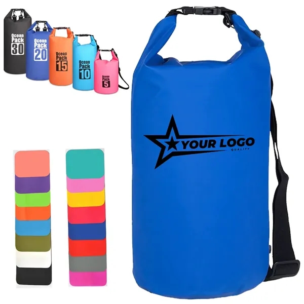 20L Outdoor Waterproof Bag For Beach Rafting And Swimming - 20L Outdoor Waterproof Bag For Beach Rafting And Swimming - Image 0 of 11