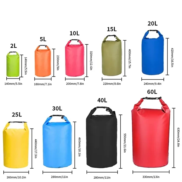 20L Outdoor Waterproof Bag For Beach Rafting And Swimming - 20L Outdoor Waterproof Bag For Beach Rafting And Swimming - Image 1 of 11