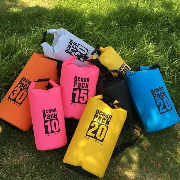20L Outdoor Waterproof Bag For Beach Rafting And Swimming - 20L Outdoor Waterproof Bag For Beach Rafting And Swimming - Image 2 of 11