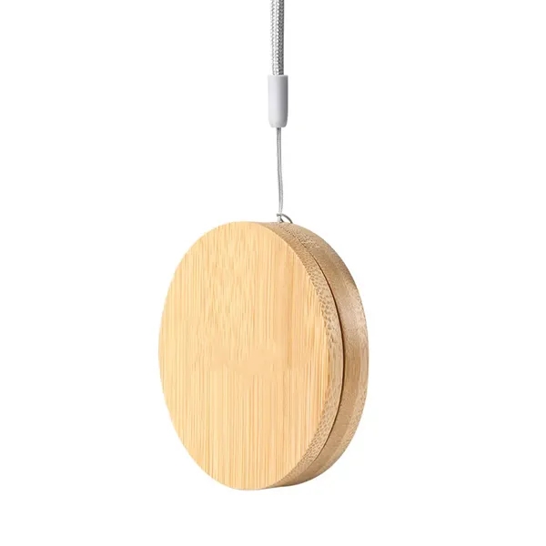 Round bamboo charging cable kit - Round bamboo charging cable kit - Image 3 of 3