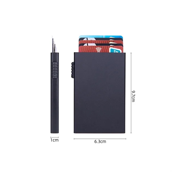 Automatic Pop-Up Business Card Holder Anti-Theft RFID - Automatic Pop-Up Business Card Holder Anti-Theft RFID - Image 1 of 7