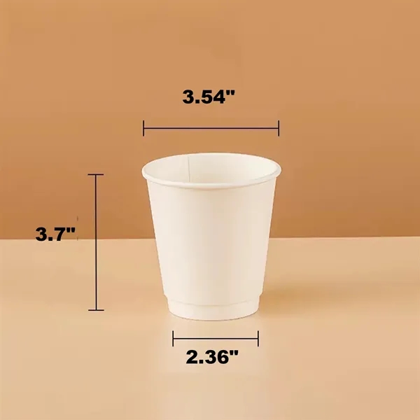 10Oz.Customizable Double-Walled Paper Coffee Cup with Lid - 10Oz.Customizable Double-Walled Paper Coffee Cup with Lid - Image 1 of 3