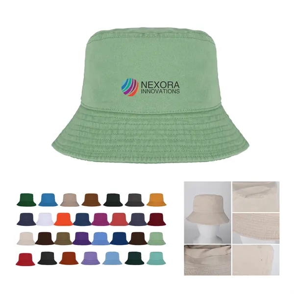 Cotton Bucket Hat for Outdoor Hiking - Cotton Bucket Hat for Outdoor Hiking - Image 1 of 31