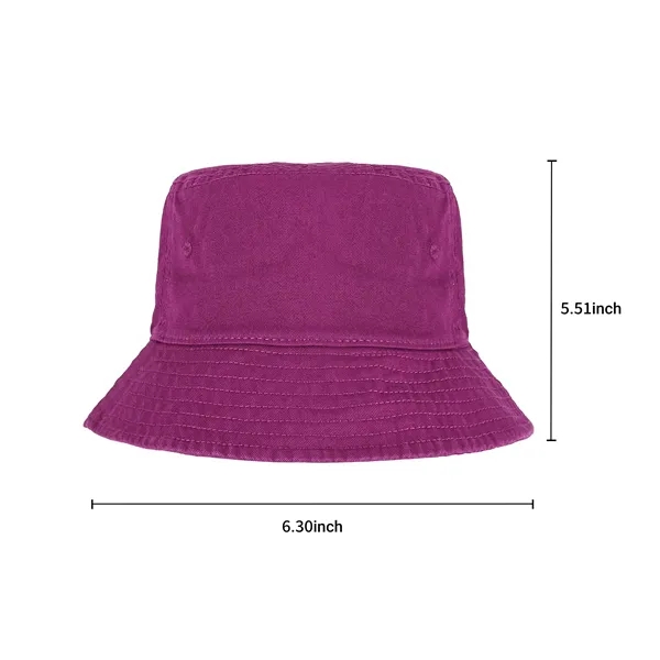 Cotton Bucket Hat for Outdoor Hiking - Cotton Bucket Hat for Outdoor Hiking - Image 2 of 31