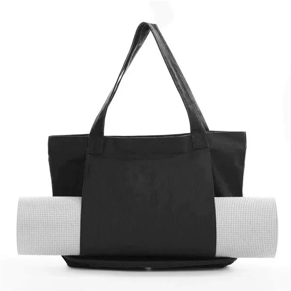 Yoga Pilates Mat Canvas Tote Bag Outdoor Exercise - Yoga Pilates Mat Canvas Tote Bag Outdoor Exercise - Image 4 of 8
