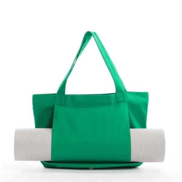 Yoga Pilates Mat Canvas Tote Bag Outdoor Exercise - Yoga Pilates Mat Canvas Tote Bag Outdoor Exercise - Image 6 of 8