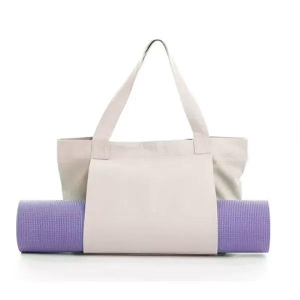 Yoga Pilates Mat Canvas Tote Bag Outdoor Exercise - Yoga Pilates Mat Canvas Tote Bag Outdoor Exercise - Image 7 of 8