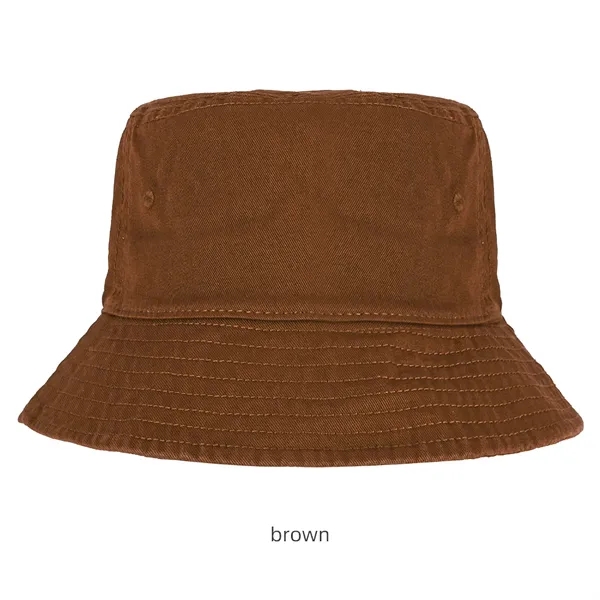 Cotton Bucket Hat for Outdoor Hiking - Cotton Bucket Hat for Outdoor Hiking - Image 13 of 31