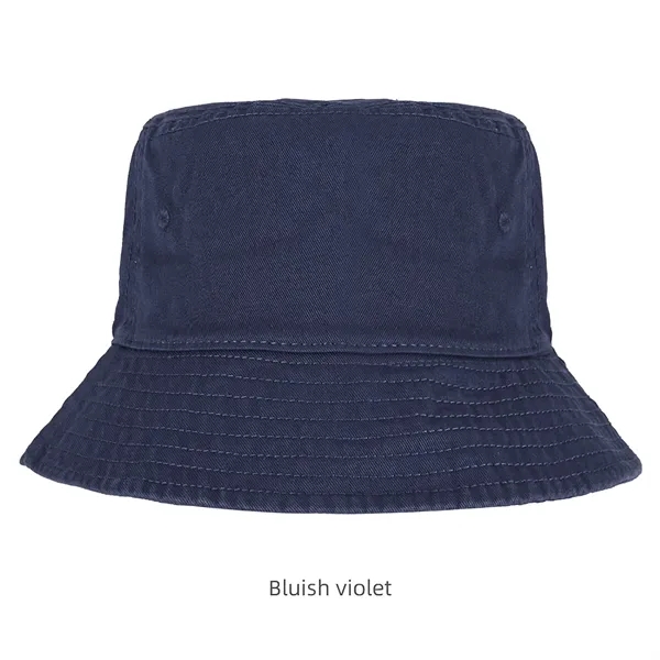 Cotton Bucket Hat for Outdoor Hiking - Cotton Bucket Hat for Outdoor Hiking - Image 16 of 31
