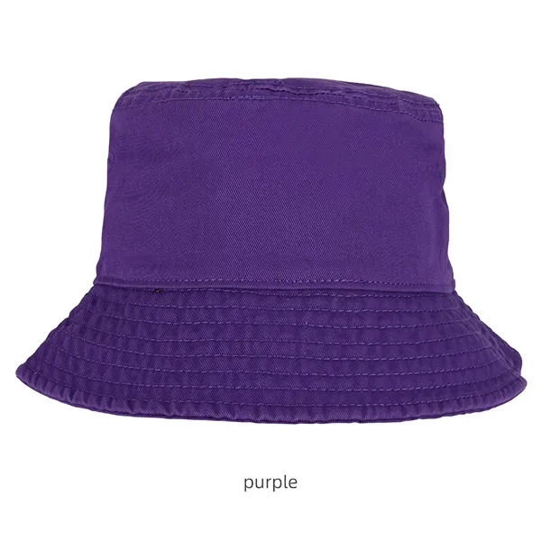Cotton Bucket Hat for Outdoor Hiking - Cotton Bucket Hat for Outdoor Hiking - Image 28 of 31
