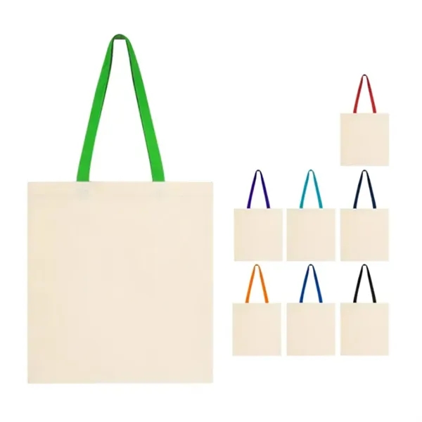 Promotional shopping canvas tote bag - Promotional shopping canvas tote bag - Image 6 of 10