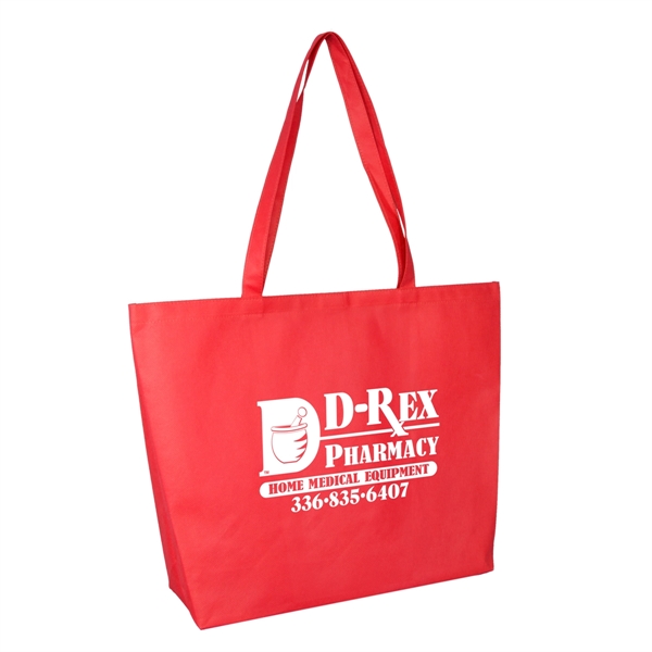 Custom 21" x 15" x 5" - CAROLINA Large Shopping and Beach Tote Bag