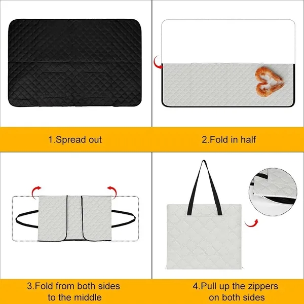 2 in 1 Foldable Picnic Mat and Tote bag - 2 in 1 Foldable Picnic Mat and Tote bag - Image 2 of 3