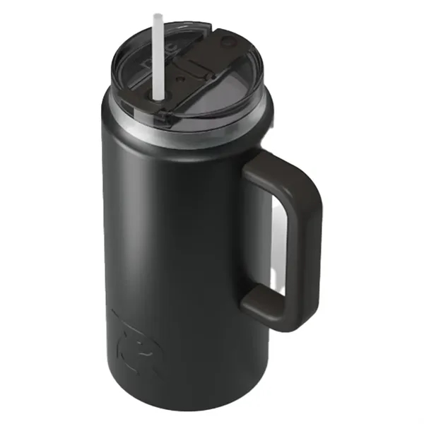 RTIC 64oz Ringed Stainless Steel Ceramic Lined Travel Mugs - RTIC 64oz Ringed Stainless Steel Ceramic Lined Travel Mugs - Image 3 of 25