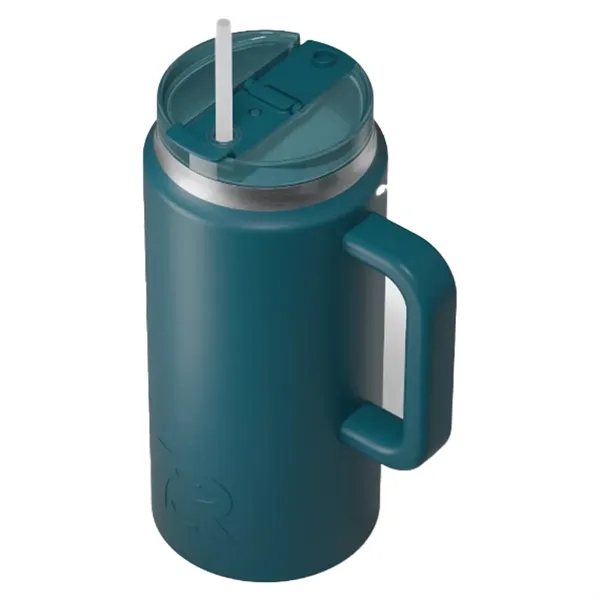RTIC 64oz Ringed Stainless Steel Ceramic Lined Travel Mugs - RTIC 64oz Ringed Stainless Steel Ceramic Lined Travel Mugs - Image 9 of 25