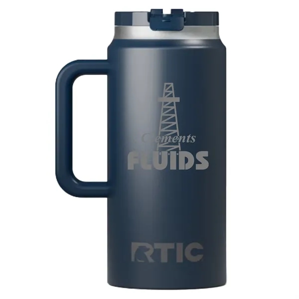 RTIC 64oz Ringed Stainless Steel Ceramic Lined Travel Mugs - RTIC 64oz Ringed Stainless Steel Ceramic Lined Travel Mugs - Image 11 of 25