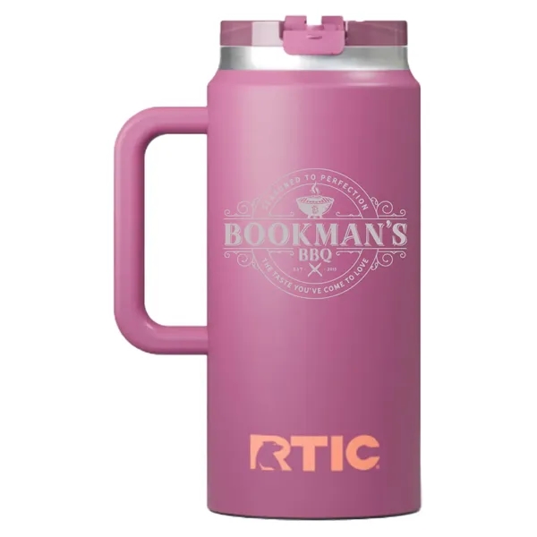 RTIC 64oz Ringed Stainless Steel Ceramic Lined Travel Mugs - RTIC 64oz Ringed Stainless Steel Ceramic Lined Travel Mugs - Image 14 of 25