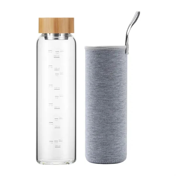 Glass Water Bottle Sleeve 550ML - Glass Water Bottle Sleeve 550ML - Image 2 of 3