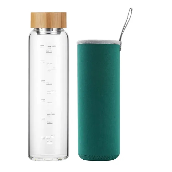 Glass Water Bottle Sleeve 550ML - Glass Water Bottle Sleeve 550ML - Image 3 of 3