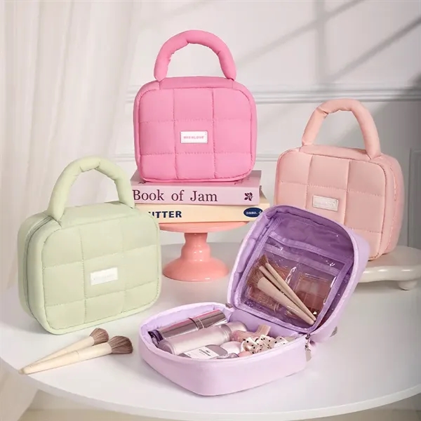 Puffer Makeup Bag - Puffer Makeup Bag - Image 0 of 2