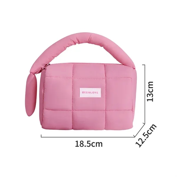 Nylon Puffer Handbag - Nylon Puffer Handbag - Image 1 of 4