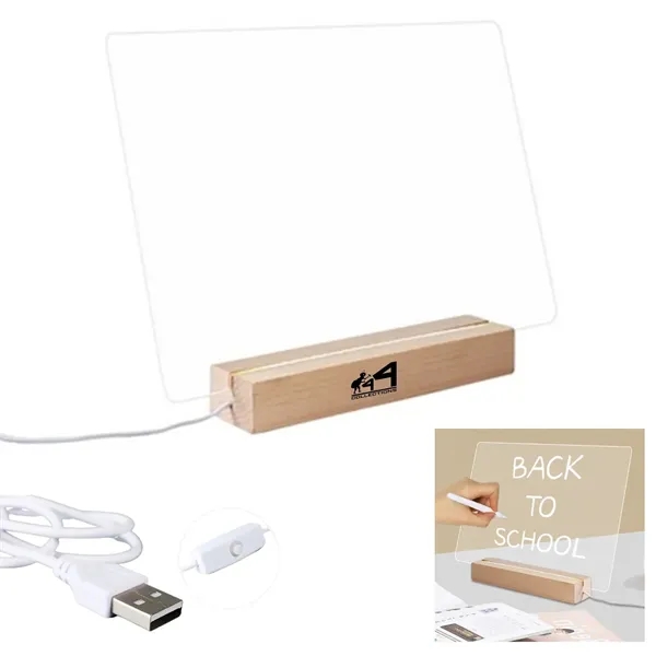 Acrylic Dry Erase Board W/ Led Light - Acrylic Dry Erase Board W/ Led Light - Image 0 of 1