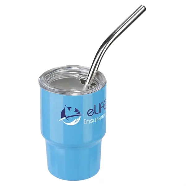 Mini Belmont 3 oz Double-Wall Stainless Steel Tumbler with S