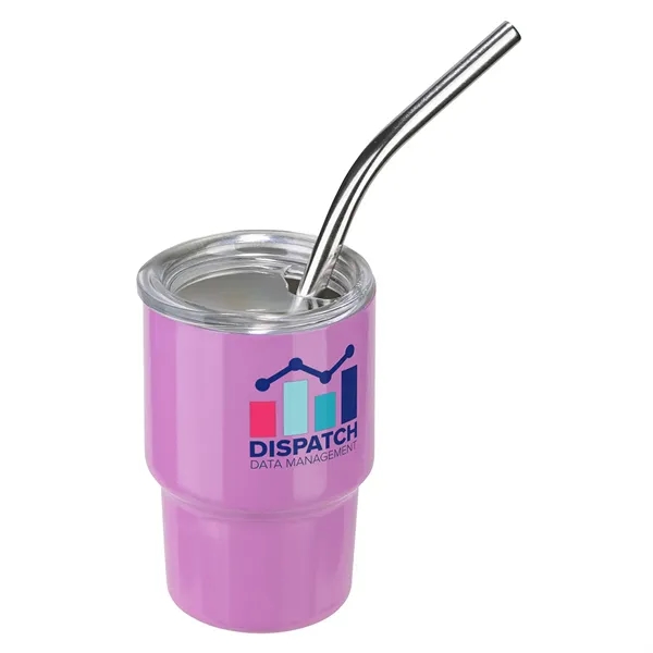 Mini Belmont 3 oz Double-Wall Stainless Steel Tumbler with S