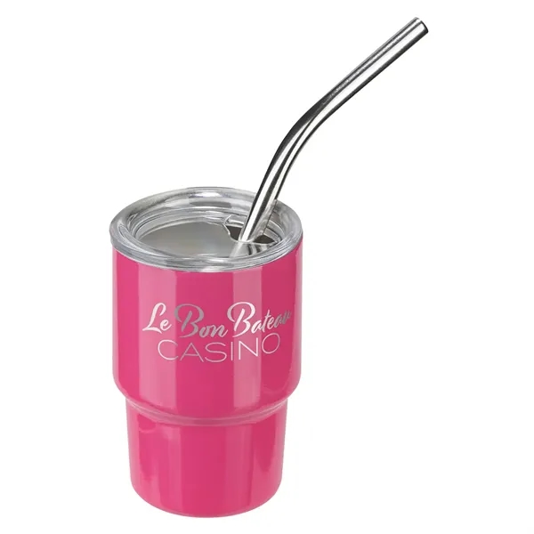 Mini Belmont 3 oz Double-Wall Stainless Steel Tumbler with S