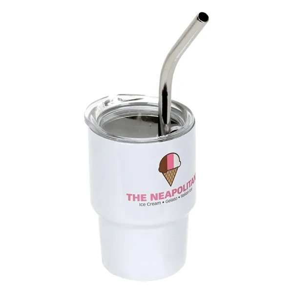 Mini Belmont 3 oz Double-Wall Stainless Steel Tumbler with S