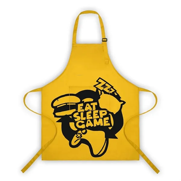 Full Color Dye Sublimated Waterproof Apron With Pouch - Full Color Dye Sublimated Waterproof Apron With Pouch - Image 2 of 3