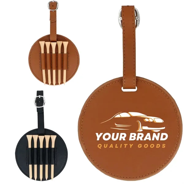 Leather Golf Tee Storage Bag Multi-Pack - Leather Golf Tee Storage Bag Multi-Pack - Image 0 of 3