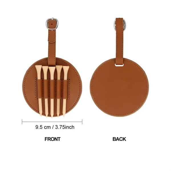 Leather Golf Tee Storage Bag Multi-Pack - Leather Golf Tee Storage Bag Multi-Pack - Image 3 of 3