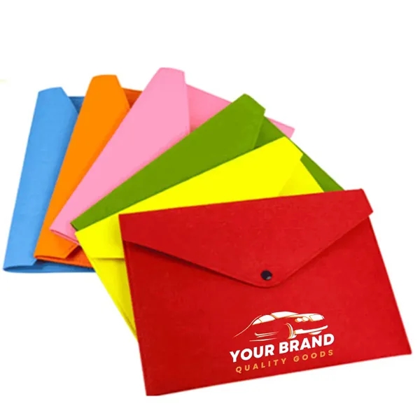 A4 Creative Felt File Bag Portable Environmentally Friendly - A4 Creative Felt File Bag Portable Environmentally Friendly - Image 0 of 8