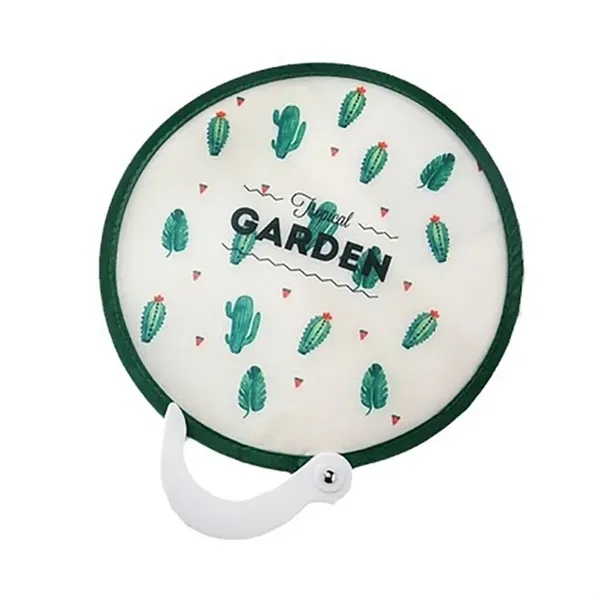 Custom round foldable frisbee fan - Custom round foldable frisbee fan - Image 5 of 5
