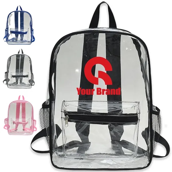 In Stock Large Clear Backpack School Book bag Heavy Duty - In Stock Large Clear Backpack School Book bag Heavy Duty - Image 0 of 2