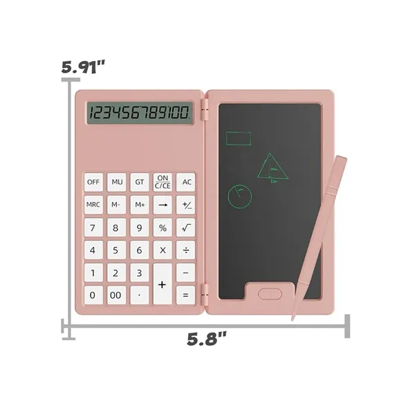 In Stock Calculator Handwriting Pad Foldable LCD Screen - In Stock Calculator Handwriting Pad Foldable LCD Screen - Image 1 of 4