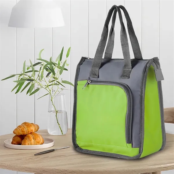 Stock Insulated Lunch Bag Tote Pouch Reusable Food Storage - Stock Insulated Lunch Bag Tote Pouch Reusable Food Storage - Image 3 of 4