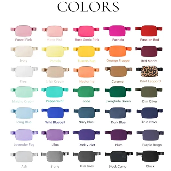 Waterproof Fanny Pack Crossbody Waist Bag Sling Belt Pouch - Waterproof Fanny Pack Crossbody Waist Bag Sling Belt Pouch - Image 5 of 5