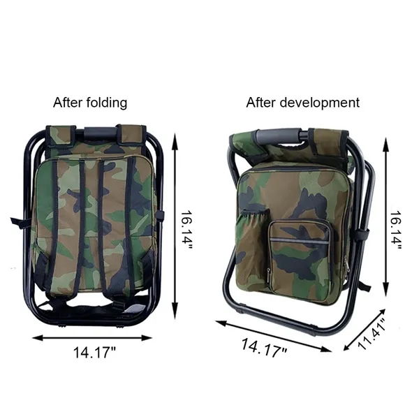 Outdoor Folding Chair Camping Portable Backpack Cooler Bag - Outdoor Folding Chair Camping Portable Backpack Cooler Bag - Image 1 of 5