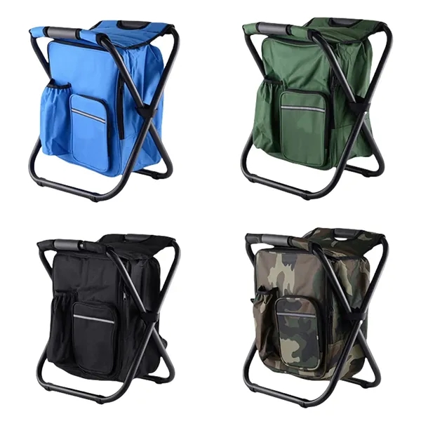 Outdoor Folding Chair Camping Portable Backpack Cooler Bag - Outdoor Folding Chair Camping Portable Backpack Cooler Bag - Image 3 of 5