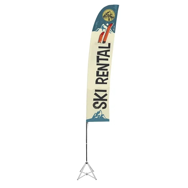 Custom Ascent Blade Sail Sign Flag Kit Single-Sided